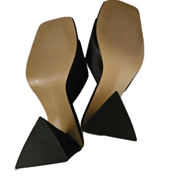 Radia Chunky Triangle Mule Sandals - Picture 8 of 14